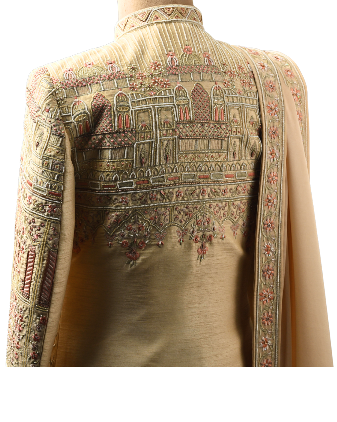 PALACE OF HERITAGE - Craft  Hand Embroidery + Zari Work + Architectural Heritage Motifs